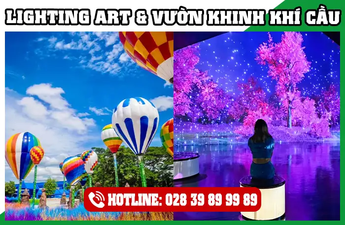 Bảo tàng ánh sáng Lighting Art & Vườn Khinh Khí Cầu Thái Lan
