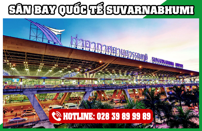Sân Bay Quốc Tế Suvarnabhumi Bangkok Thái Lan