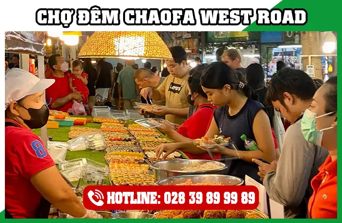 Chợ Đêm Đường Chaofa West Road Thái Lan