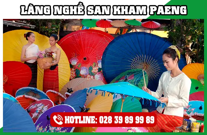 Làng Nghề Truyền Thống San Kham Paeng Thái Lan Làng Nghề Truyền Thống San Kham Paeng Thái Lan