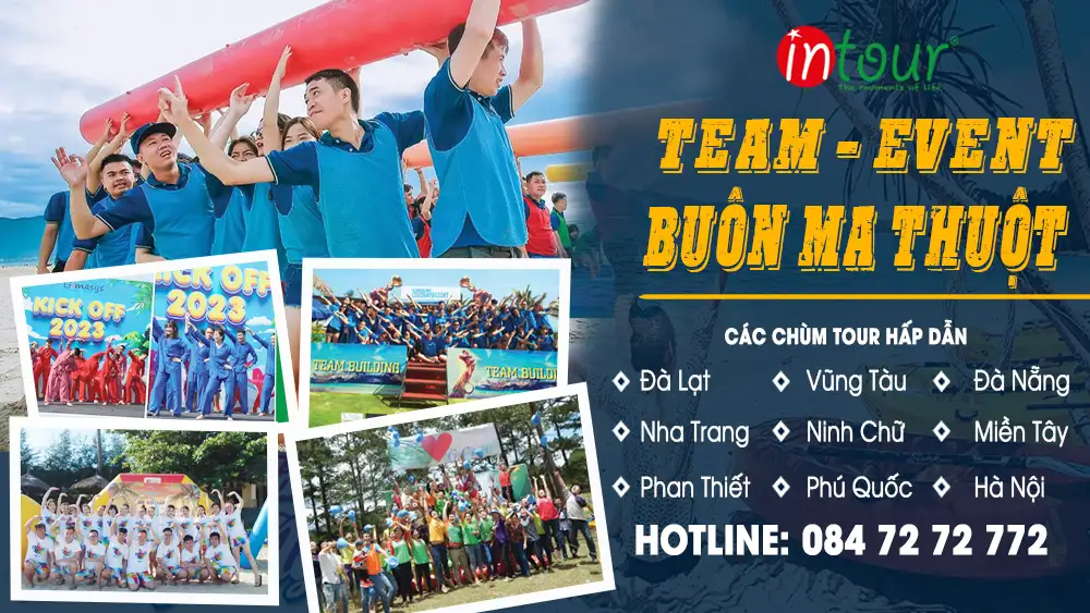 tổ chức tour đoàn và team building tại Buôn Ma Thuột