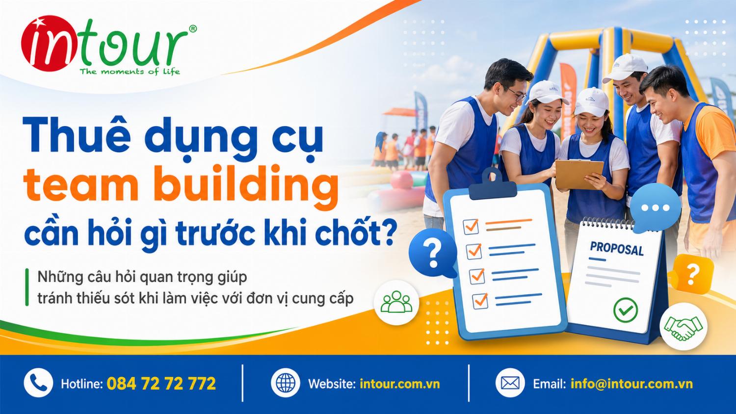 Thuê Dụng Cụ Team Building Cần Hỏi Gì Trước Khi Chốt? Thuê Dụng Cụ Team Building Cần Hỏi Gì Trước Khi Chốt?