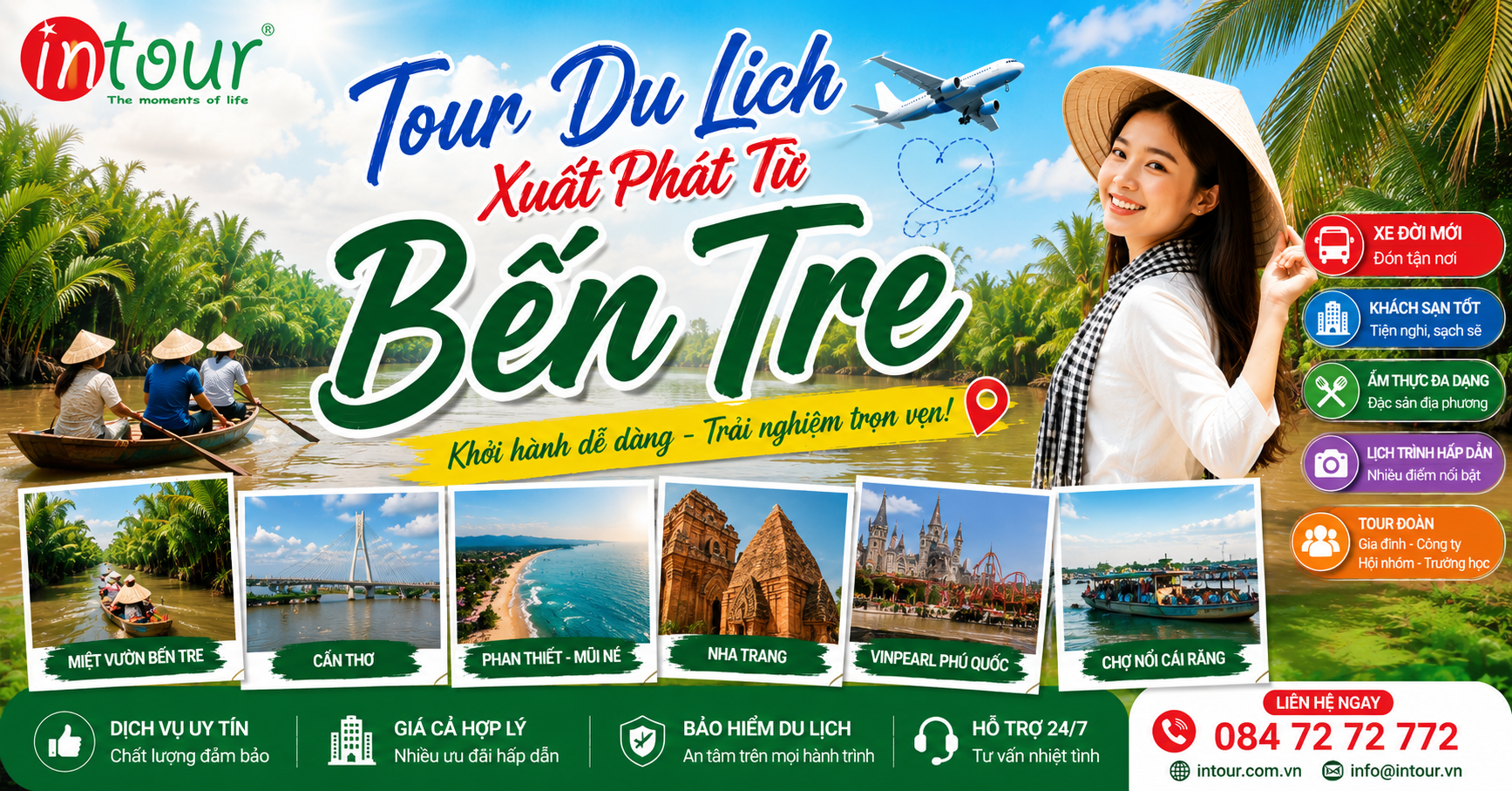 Tour Du Lịch Xuất Ph&aacute;t Từ Bến Tre