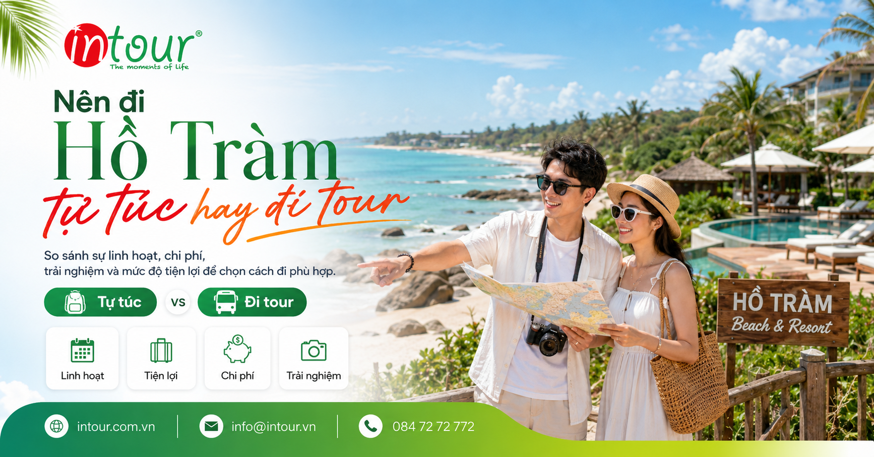 Nên đi Hồ Tràm tự túc hay tour Nên đi Hồ Tràm tự túc hay tour
