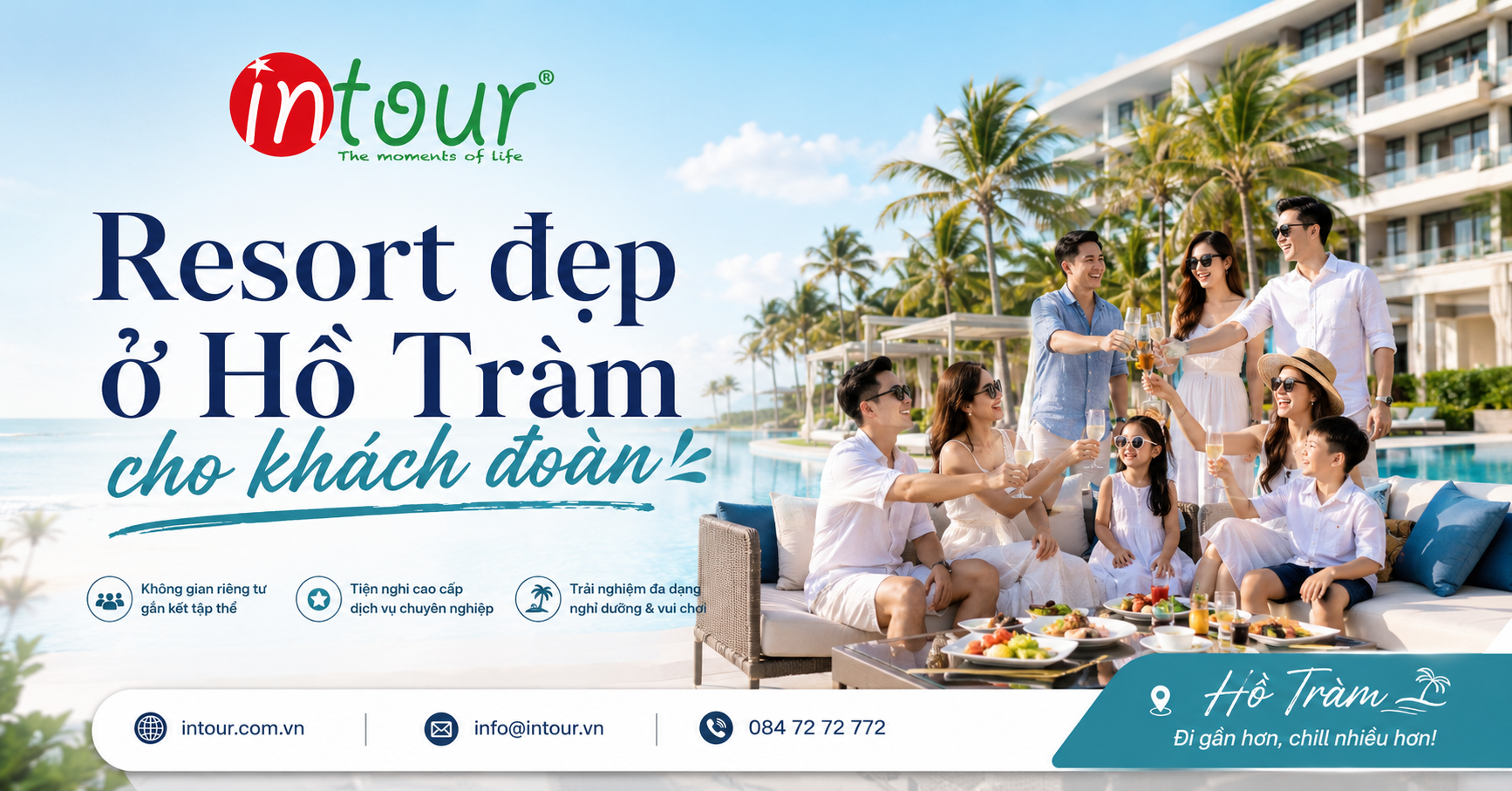 Resort đẹp ở Hồ Tràm cho khách đoàn Resort đẹp ở Hồ Tràm cho khách đoàn