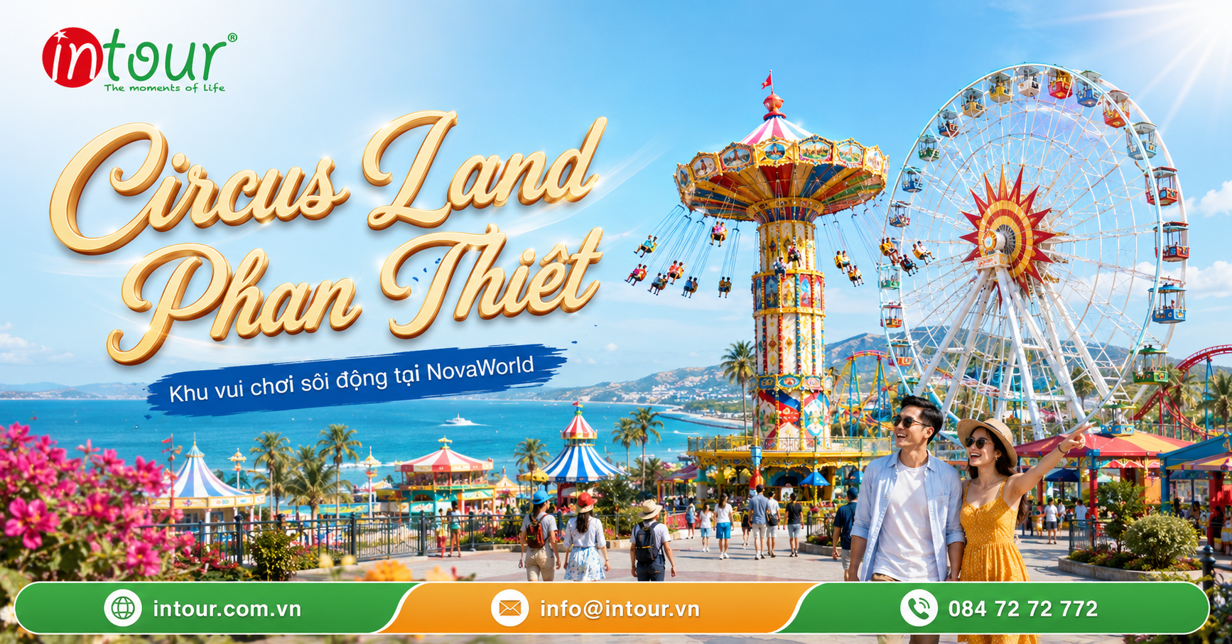 Khu vui chơi Circus Land Novaworld Phan Thiết