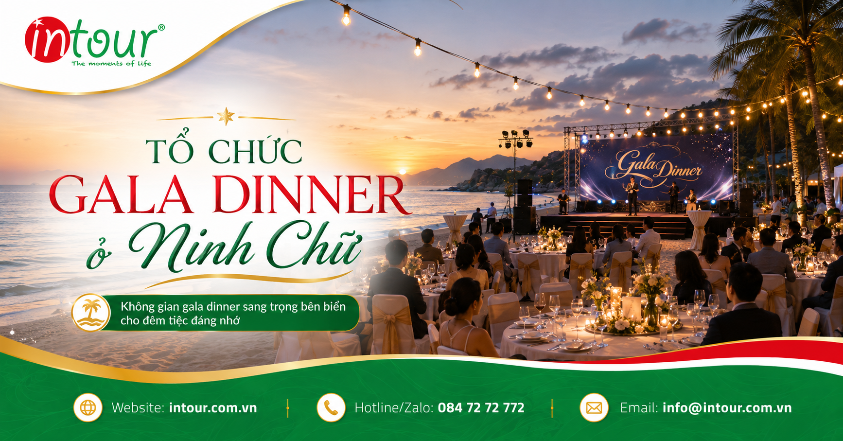 Tổ Chức Gala Dinner Ở Ninh Chữ Cho Công Ty, Khách Đoàn