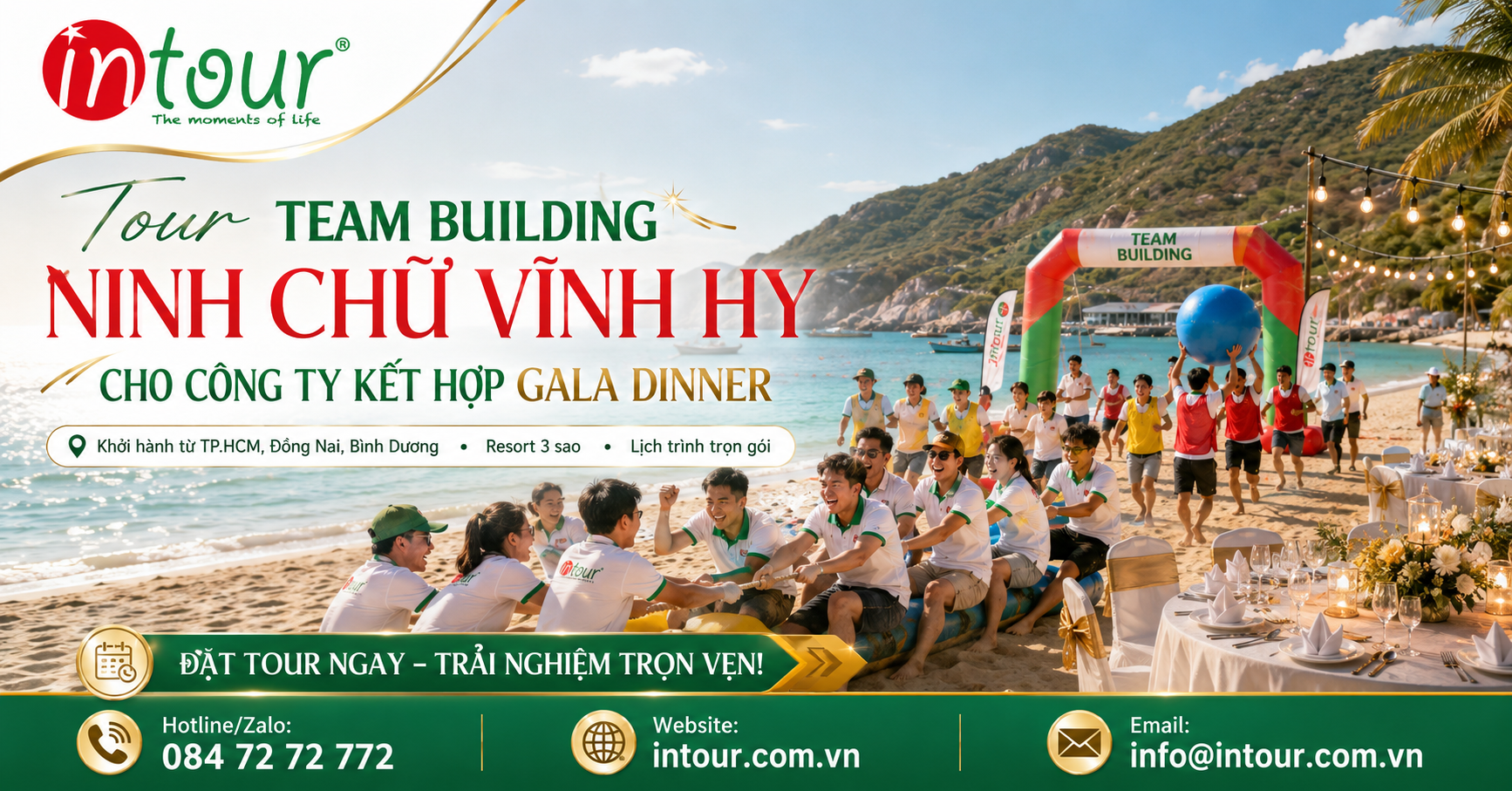 Kịch Bản Team Building Biển Ninh Chữ Cho Công Ty, Khách Đoàn