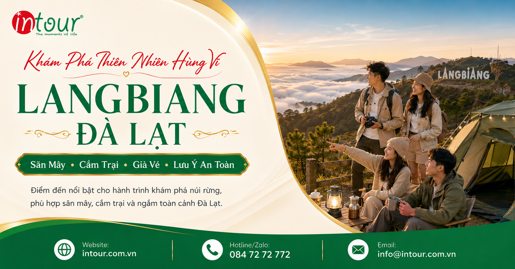 Langbiang Đà Lạt: Săn Mây, Cắm Trại, Giá Vé Và Lưu Ý An Toàn Khi Đi Núi