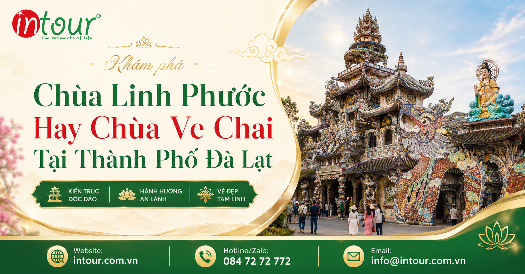 Chùa Linh Phước Đà Lạt: Địa Chỉ, Kiến Trúc Chùa Ve Chai Và Kinh Nghiệm Tham Quan
