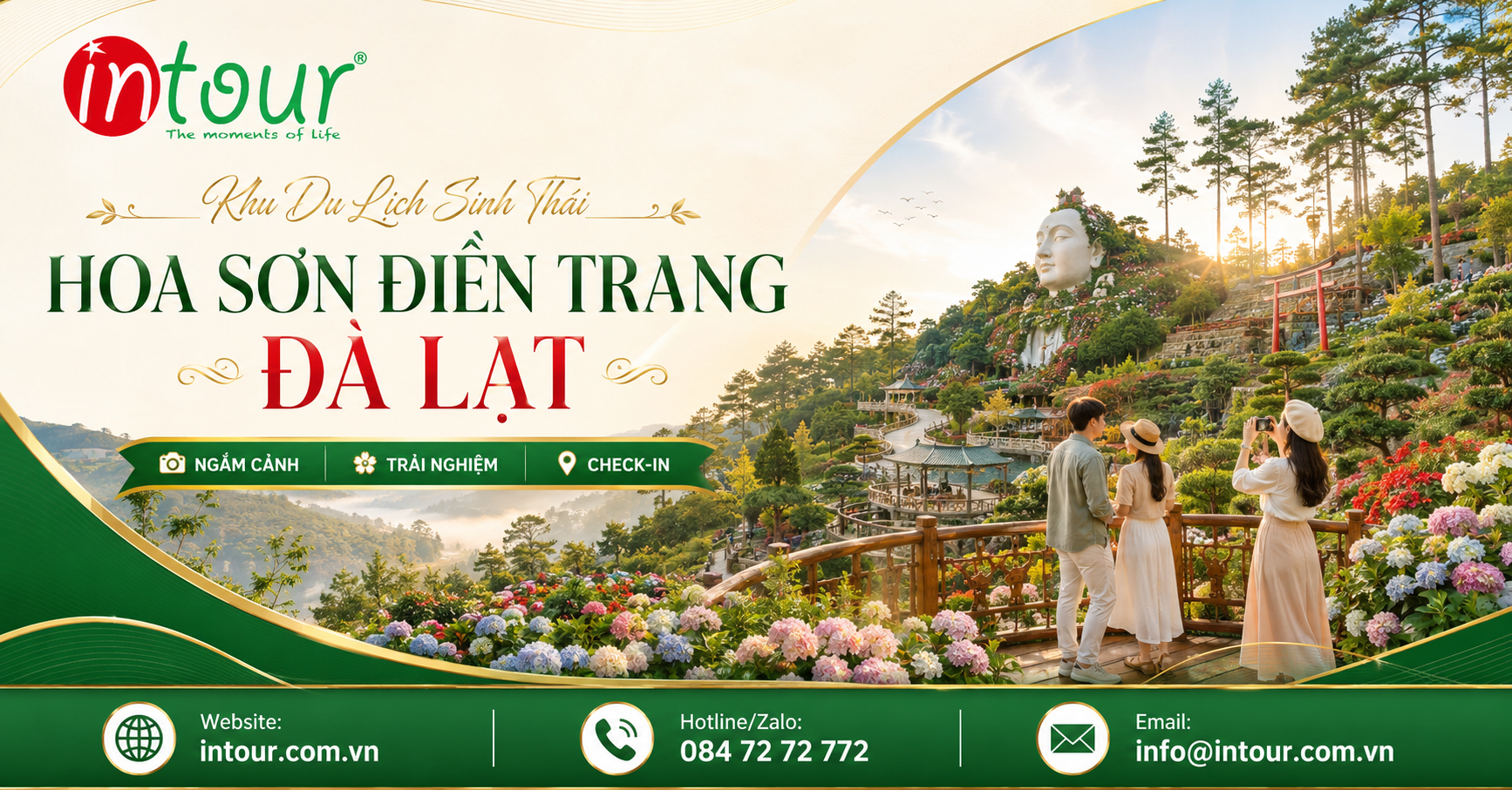 Hoa Sơn Điền Trang Đà Lạt: Địa Chỉ, Giá Vé, Bàn Tay Phật Và Kinh Nghiệm Đi Tuyến Tà Nung