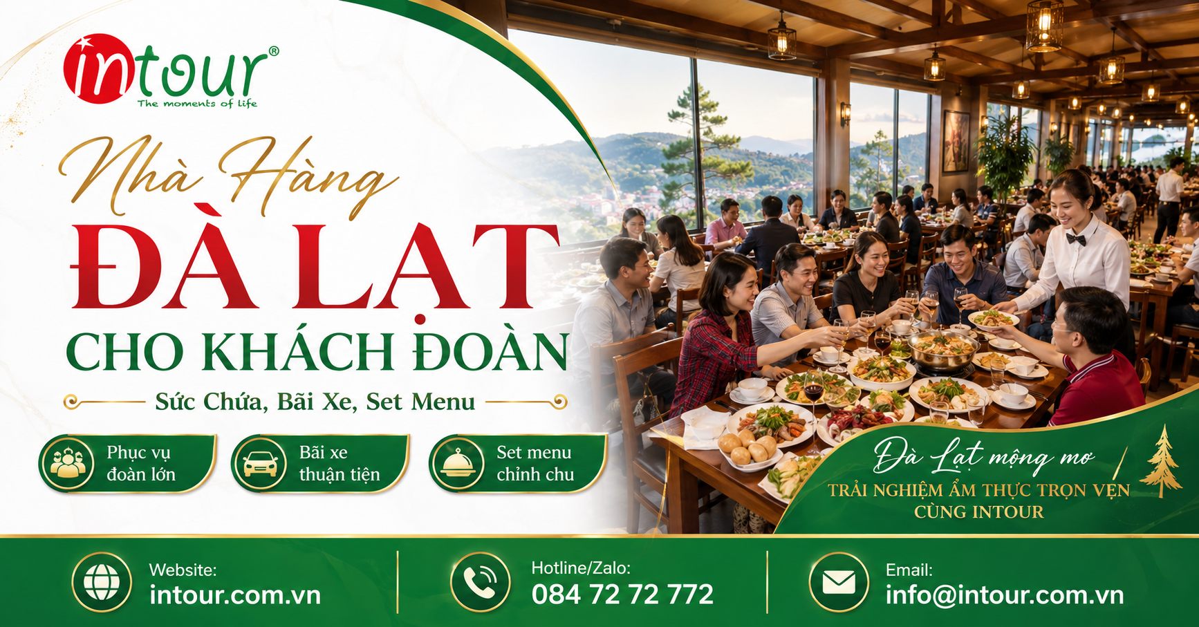 Nhà Hàng Đà Lạt Cho Khách Đoàn: Cách Chọn Theo Sức Chứa, Bãi Xe, Set Menu, Buffet Rau Và Lịch Trình