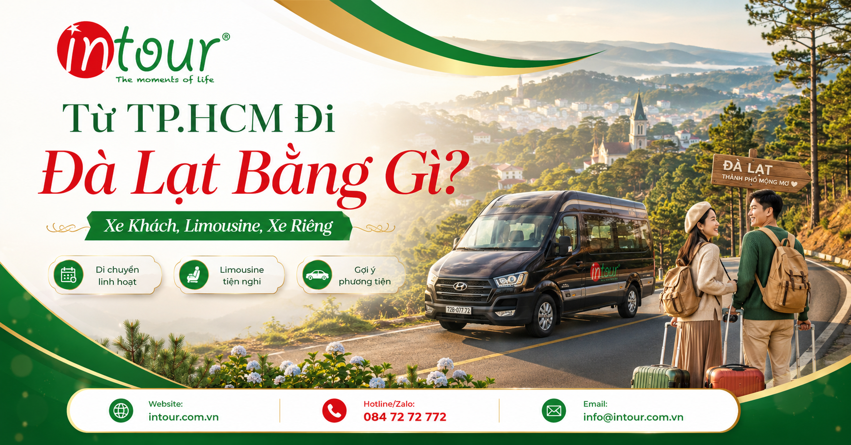 Từ TPHCM Đi Đà Lạt Bằng Gì? So Sánh Xe Khách, Limousine, Xe Riêng Và Máy Bay Từ TPHCM Đi Đà Lạt Bằng Gì? So Sánh Xe Khách, Limousine, Xe Riêng Và Máy Bay