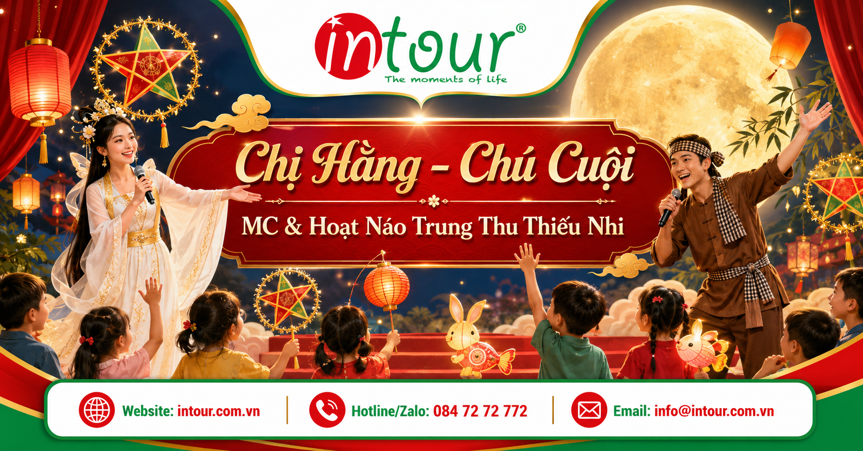 Chị Hằng – Chú Cuội | MC & Hoạt Náo Trung Thu Thiếu Nhi Chị Hằng – Chú Cuội | MC & Hoạt Náo Trung Thu Thiếu Nhi