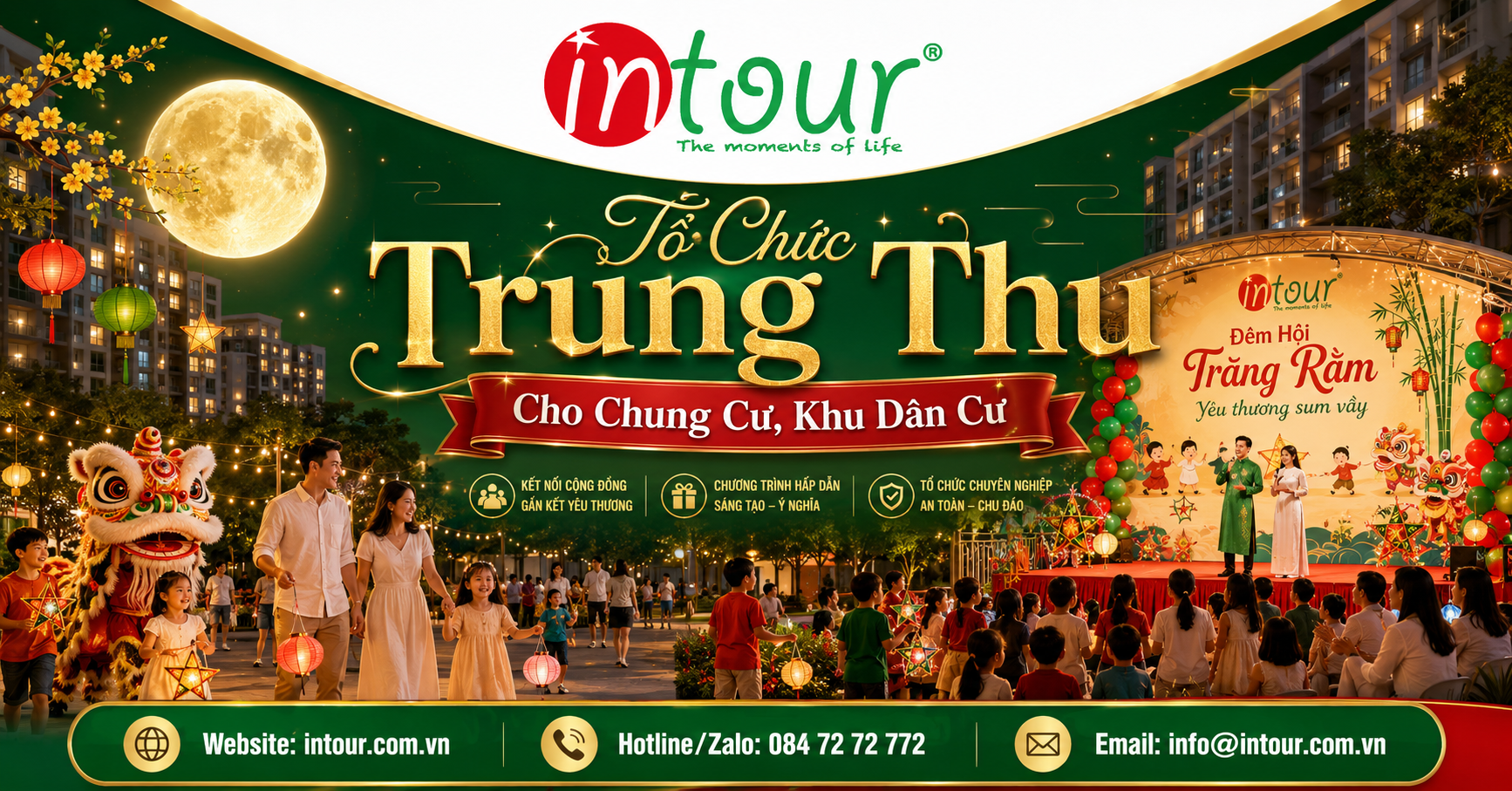 Tổ Chức Trung Thu Cho Chung Cư, Khu Dân Cư, Khu Phố Trọn Gói