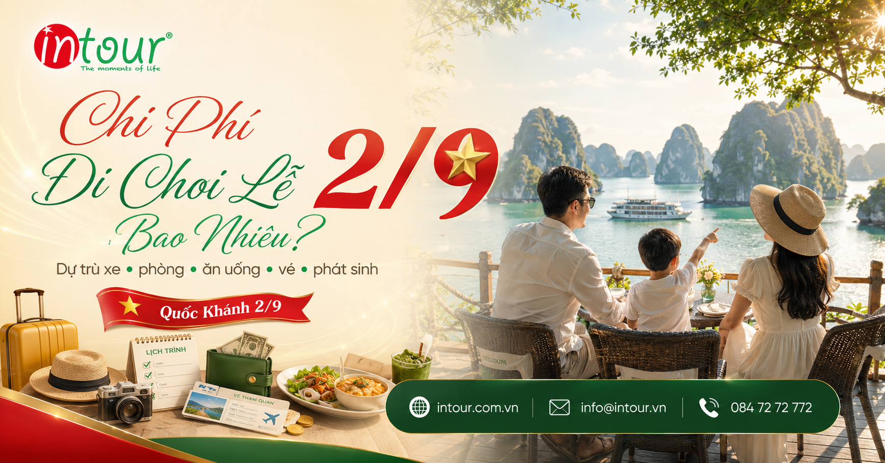 Chi Phí Đi Chơi Lễ 2/9 Bao Nhiêu? Cách Dự Trù Xe, Phòng, Ăn Uống, Vé, Phát Sinh Cho Gia Đình Và Công Ty