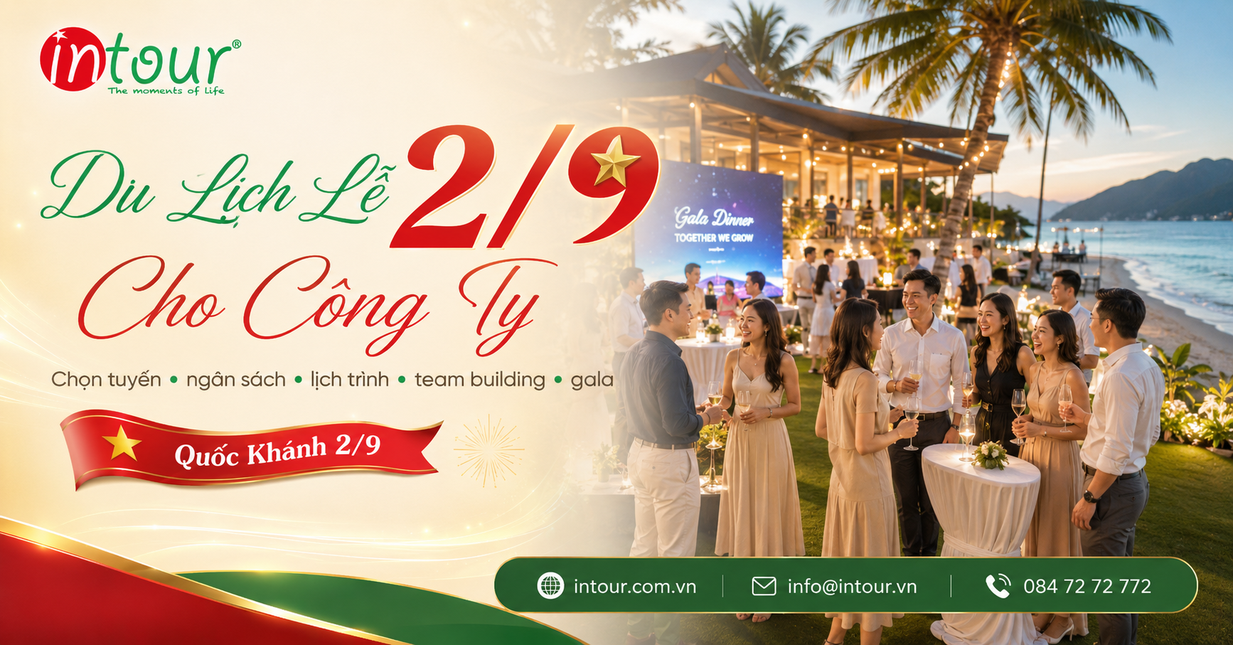 Du Lịch Lễ 2/9 Cho Công Ty: Cách Chọn Tuyến, Ngân Sách, Lịch Trình, Team Building Và Gala Du Lịch Lễ 2/9 Cho Công Ty: Cách Chọn Tuyến, Ngân Sách, Lịch Trình, Team Building Và Gala