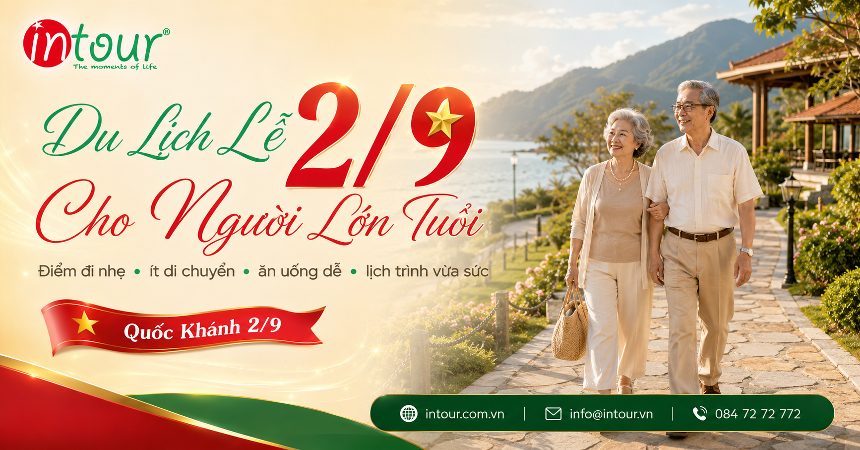 Du Lịch Lễ 2/9 Cho Người Lớn Tuổi: Gợi Ý Điểm Đi Nhẹ, Ít Di Chuyển, Ăn Uống Dễ Và Lịch Trình Vừa Sức
