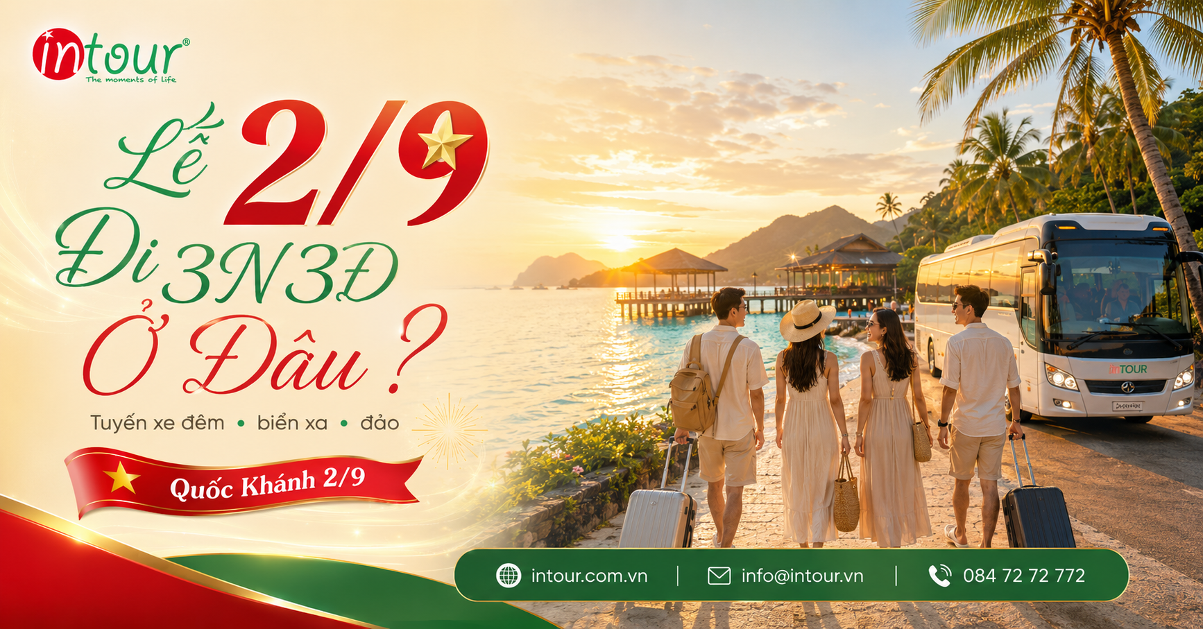 Lễ 2/9 Đi 3 Ngày 3 Đêm Ở Đâu? Gợi Ý Tuyến Xe Đêm, Biển Xa, Đảo Và Lịch Trình Dịp Quốc Khánh