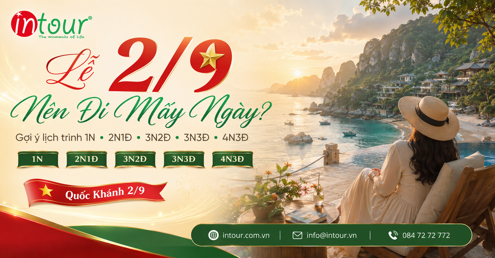 Lịch Trình Nghỉ Lễ 2/9 Nên Đi Mấy Ngày? Gợi Ý 1N, 2N1Đ, 3N2Đ, 3N3Đ, 4N3Đ