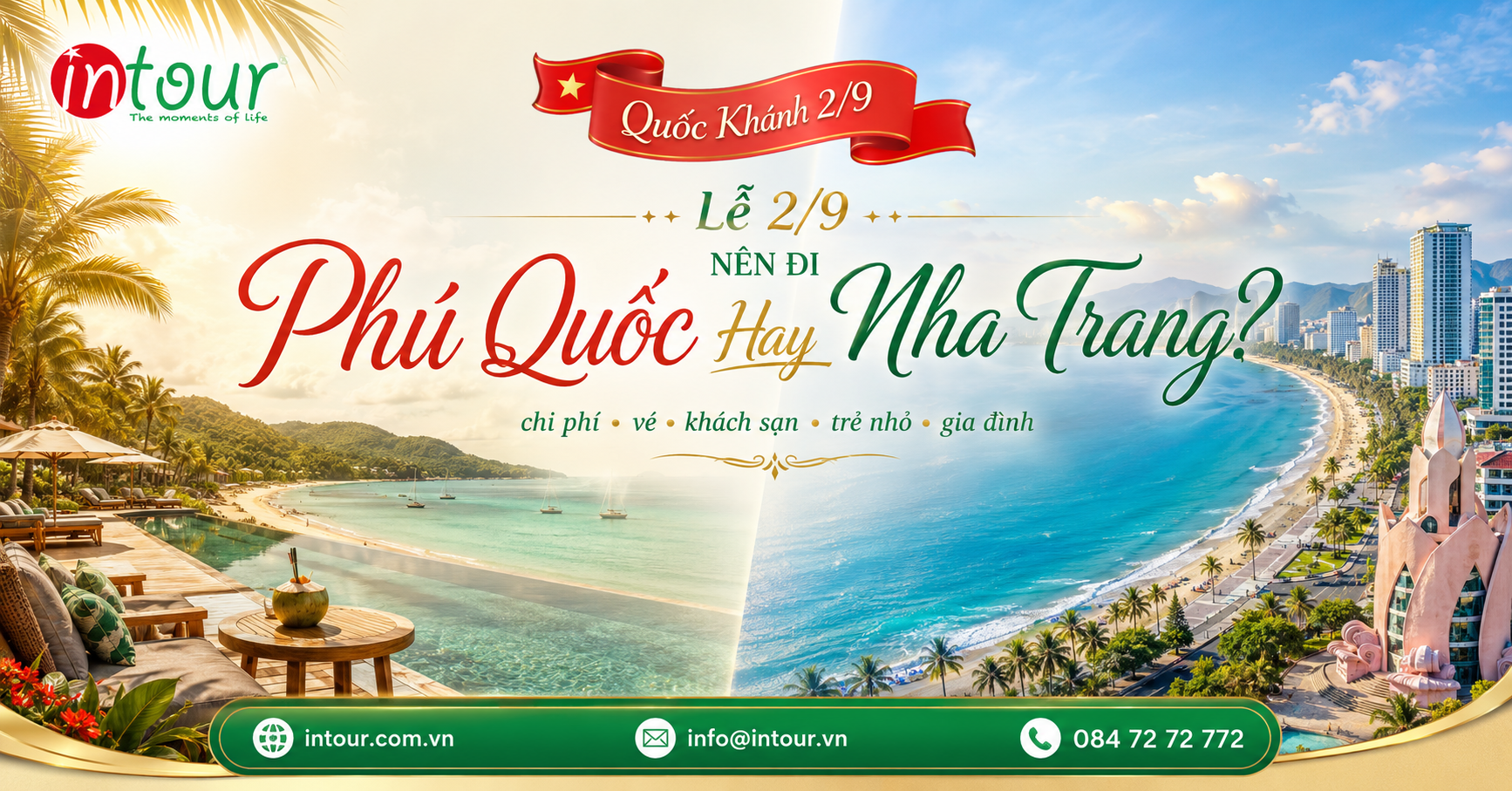Lễ 2/9 Nên Đi Phú Quốc Hay Nha Trang? So Sánh Biển Đảo Theo Chi Phí, Vé, Khách Sạn, Trẻ Nhỏ, Gia Đình Và Thời Gian Đi Lễ 2/9 Nên Đi Phú Quốc Hay Nha Trang? So Sánh Biển Đảo Theo Chi Phí, Vé, Khách Sạn, Trẻ Nhỏ, Gia Đình Và Thời Gian Đi