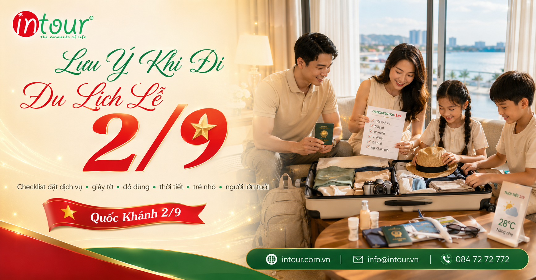 Lưu Ý Khi Đi Du Lịch Lễ 2/9: Checklist Đặt Dịch Vụ, Giấy Tờ, Đồ Dùng, Thời Tiết, Trẻ Nhỏ, Người Lớn Tuổi Và Đoàn Công Ty Lưu Ý Khi Đi Du Lịch Lễ 2/9: Checklist Đặt Dịch Vụ, Giấy Tờ, Đồ Dùng, Thời Tiết, Trẻ Nhỏ, Người Lớn Tuổi Và Đoàn Công Ty