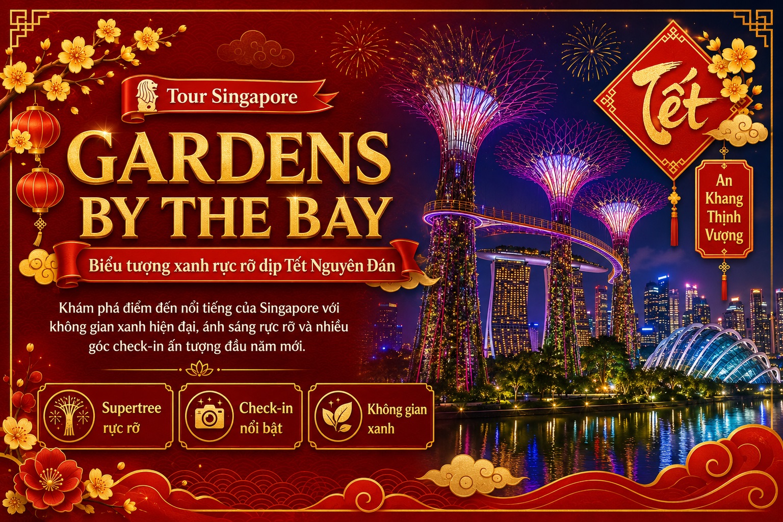 Du Lịch Tết 2027: Tour Singapore 3 Ngày 2 Đêm Du Lịch Tết 2027: Tour Singapore 3 Ngày 2 Đêm