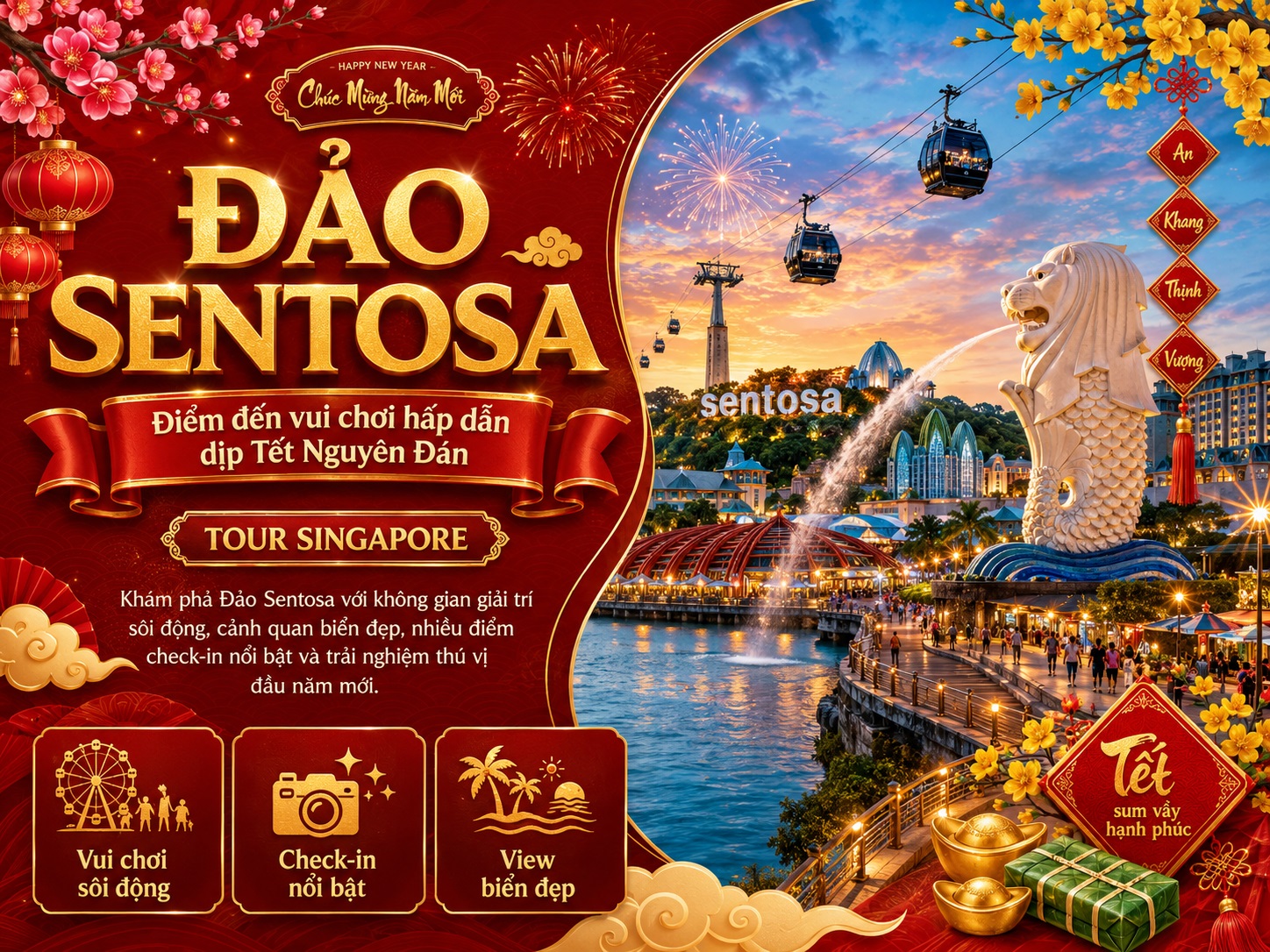 Du Lịch Tết 2027: Tour Singapore 3 Ngày 2 Đêm Du Lịch Tết 2027: Tour Singapore 3 Ngày 2 Đêm