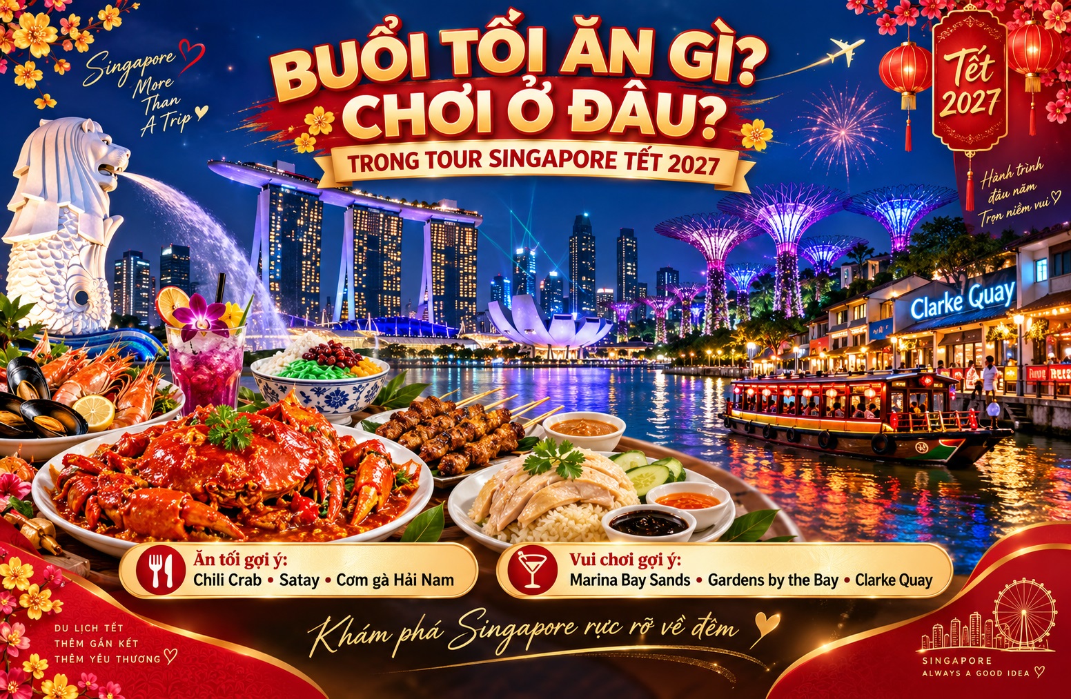 Du Lịch Tết 2027: Tour Singapore 3 Ngày 2 Đêm Du Lịch Tết 2027: Tour Singapore 3 Ngày 2 Đêm