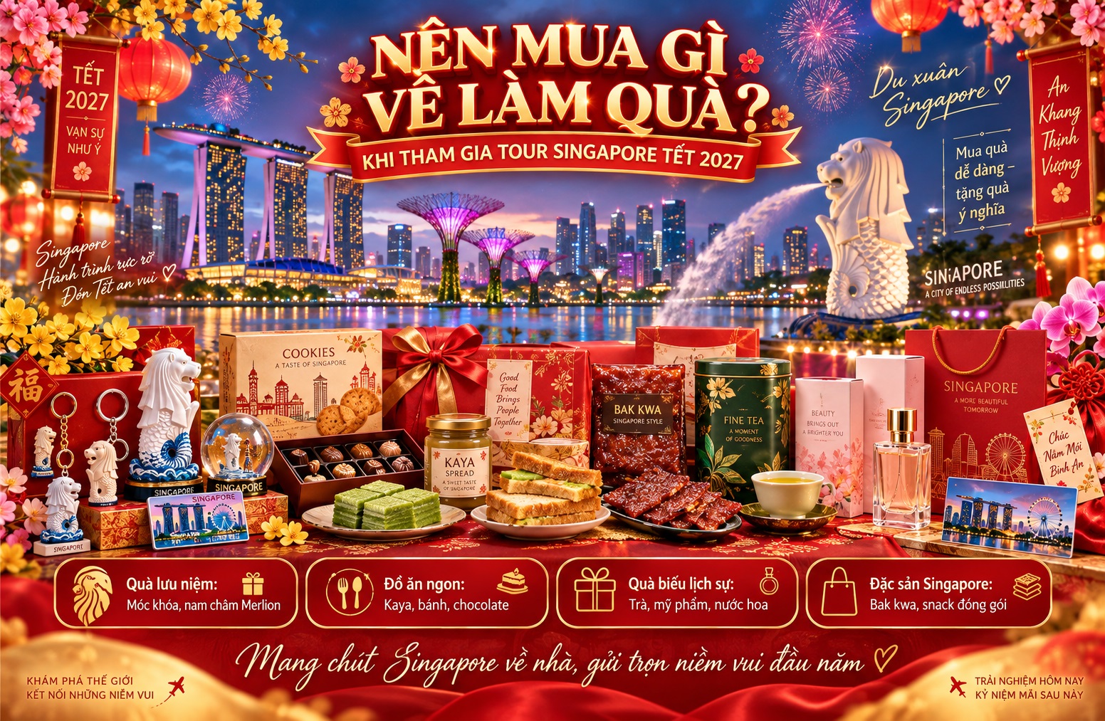 Du Lịch Tết 2027: Tour Singapore 3 Ngày 2 Đêm Du Lịch Tết 2027: Tour Singapore 3 Ngày 2 Đêm