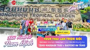 Tour Nam Định Thái Lan Trọn Gói 2025