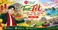 Du Lịch Tết 2027: Tour Châu Đốc - Tri Tôn - Tịnh Biên - Hà Tiên - Cần Thơ 4 Ngày 3 Đêm