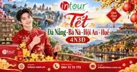 Du Lịch Tết 2027: Tour Đà Nẵng - Sơn Trà - Ngũ Hành Sơn - Bà Nà - Hội An - Cố Đô Huế 4 Ngày 3 Đêm