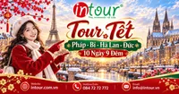 Du Lịch Tết 2027: Tour Pháp - Bỉ - Hà Lan - Đức 10 Ngày 9 Đêm