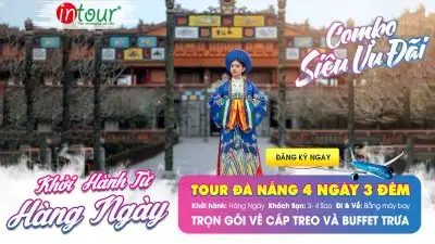 Tour Du Lịch Đà Nẵng Huế Quảng Bình 4 ngày 3 đêm: Khám Phá Hoàng Thành - Động Phong Nha - Bà Nà Hills