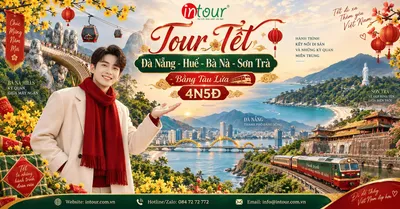 Du Lịch Tết 2027: Tour Đà Nẵng - Cố Đô Huế - Bà Nà Hills - Sơn Trà 4 Ngày 5 Đêm Bằng Tàu Lửa