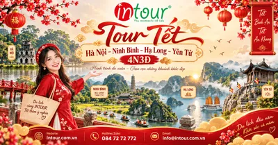 Du Lịch Tết 2027: Tour Hà Nội - Ninh Bình (Bái Đính, Tam Cốc) - Hạ Long - Yên Tử 4 Ngày 3 Đêm