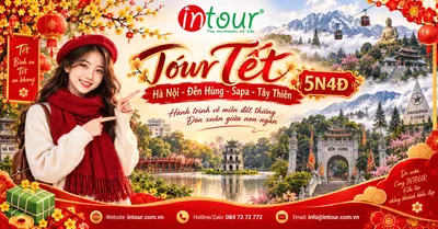 Du Lịch Tết 2027: Tour Hà Nội - Đền Hùng - Sapa - Tây Thiên 5 Ngày 4 Đêm