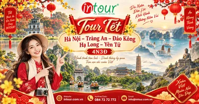 Du Lịch Tết 2027: Tour Hà Nội - Tràng An - Đảo Kông - Bái Đính - Hạ Long - Yên Tử 4 Ngày 3 Đêm