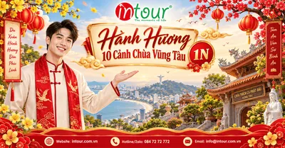 Du Lịch Tết 2027: Tour Hành Hương Viếng 10 Cảnh Chùa Vũng Tàu 1 Ngày
