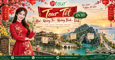 Du Lịch Tết 2027: Tour Huế - Quảng Trị - Quảng Bình - Vinh 4 Ngày 3 Đêm