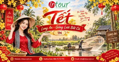 Du Lịch Tết 2027: Tour Long An Giăng Lưới Bắt Cá 1 Ngày