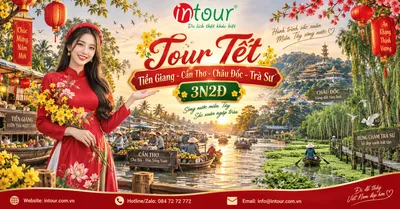 Du Lịch Tết 2027: Tour Tiền Giang - Cần Thơ - Châu Đốc - Rừng Chàm Trà Sư 3 Ngày 2 Đêm