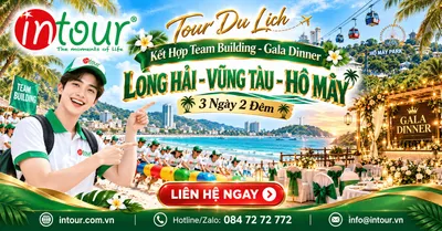 Tour Du Lịch Long Hải - Vũng Tàu - Hồ Mây 3 Ngày 2 Đêm Kết Hợp Team Building - Gala Dinner 2026