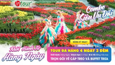 Tour Du Lịch Đà Nẵng 4 Ngày 3 Đêm: Hội An - Cù Lao Chàm - Khu Du Lịch Bà Nà - Biển Mỹ Khê
