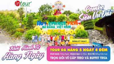 Tour Du Lịch Đà Nẵng Núi Thần Tài 5 Ngày 4 Đêm: Lăng Cô - Bà Nà - Hội An