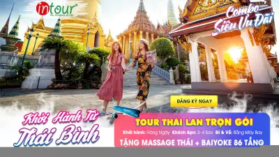 Tour Thái Bình Thái Lan Trọn Gói 2025