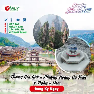 Tour Du Lịch Trung Quốc 6 Ngày 5 Đêm Đi Từ Đà Nẵng: Trương Gia Giới - Thiên Môn Sơn - Vườn Gấu Trúc - Núi Nam Hoa
