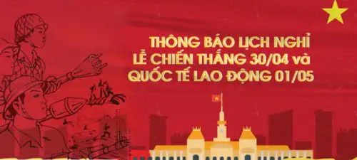 Lịch nghỉ Lễ 30/4 và 1/5 chính thức của năm 2026