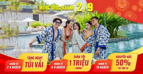 Tour Lễ Quốc Khánh 2/9/2026: Du Lịch Bình Châu Hồ Cốc 2 Ngày 1 Đêm
